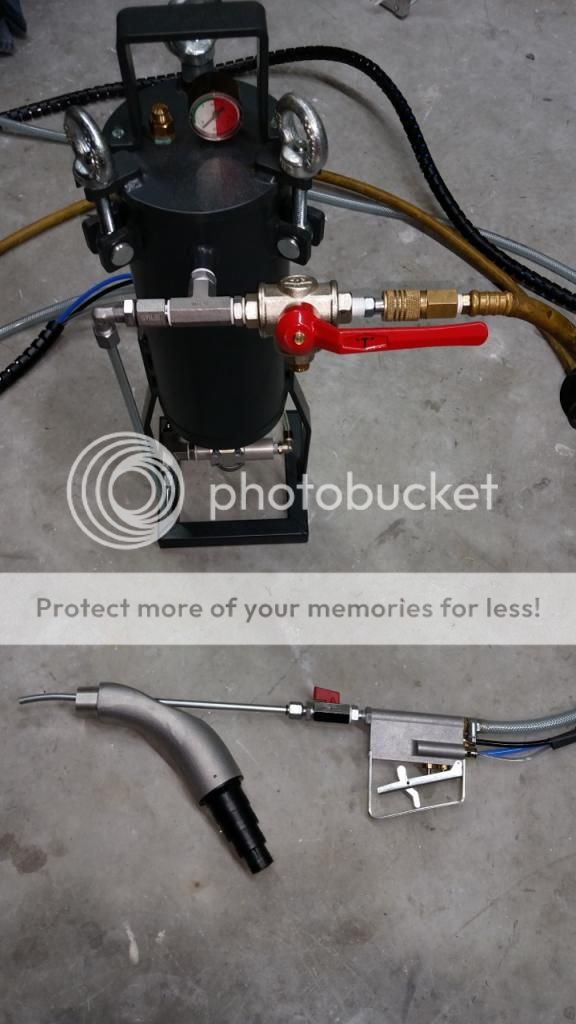 Intake valve cleaning walnut blasting w/ OEM tool